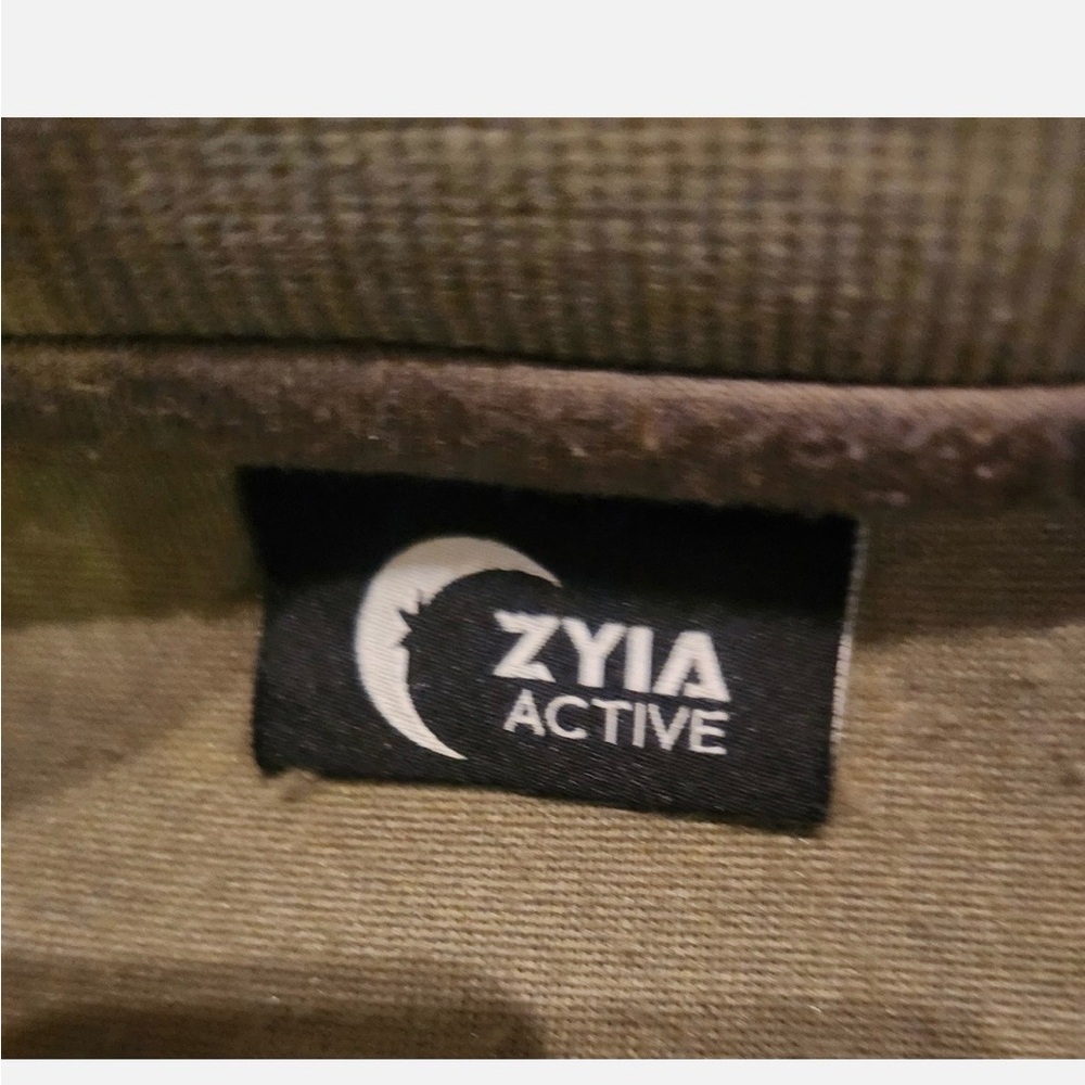 ZYIA Olive and Black Bomber Jacket - Picture 9 of 10